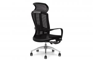 Buy cheap 0.1m3 CBM Black Mesh Office Chair , High Back Big And Tall Chairs 500lbs product