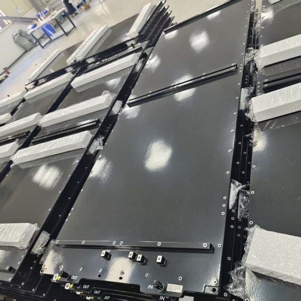 Custom High-Efficiency Liquid Cold Plate Aluminum Continuous Brazed Water Cooling Plate for EV Battery & Data Center