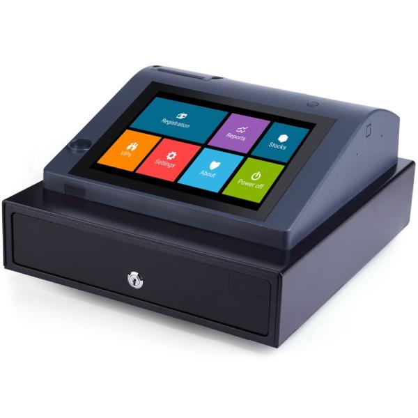 Professional Bimi 10.1" Android Electronic Cash Register with Drawer and Software