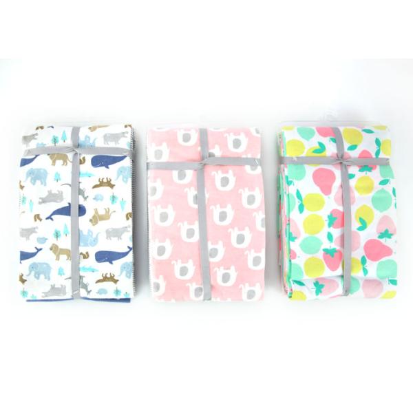 Multi Use Endurable Soft Baby Blankets Woven 100 Percent Cotton 30X40"