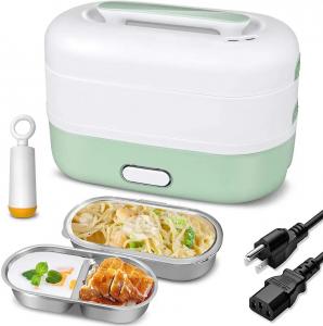 Buy cheap 1.4L Electric Cooker Box Double Layer Steaming Lunch Box Power 350W product