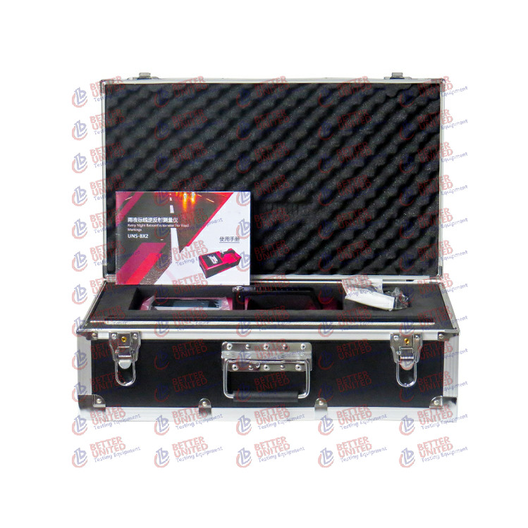 Portable Road Markings Handheld Retroreflectometer DC12V Asphalt Testing