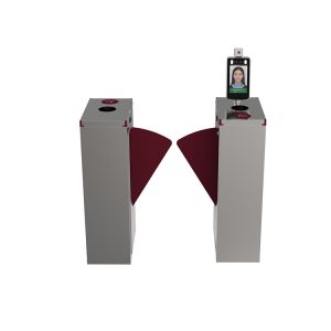 Turnstile Facial Recognition Temp Scanner 1.2mm SUS304 OEM ODM