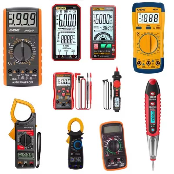 True RMS Auto AC DC Voltage Current Tester Ohm Capacitance Voltage Meter 0-1000V