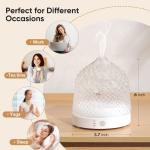 200ml Ultrasonic Aromatherapy Diffusers with Glass ▕ DN-851