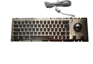Buy cheap Panel Mount Cherry Metal Mechanical Keyboard With Trackball Pointing 65 Keys product