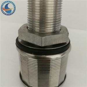 China Oem Stainless Steel Filter Nozzles 304 316l  For Johnson Vee Wire Screen on sale