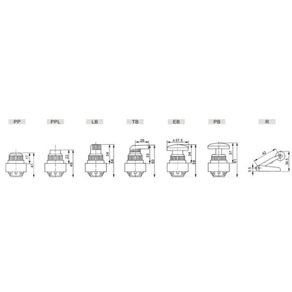 MSV Mechanical Control Valve G1/4" 0.8Mpa,Pneumatic Machine Control Valve