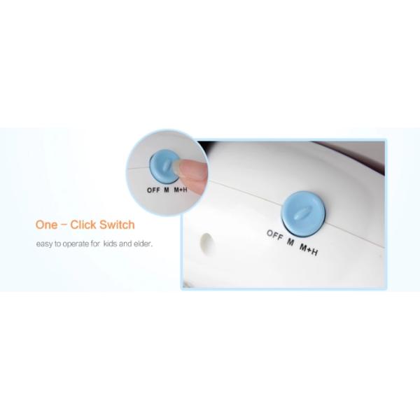 Split Structure Vibrating Electric Personal Massager Push Button Speed Adjustment