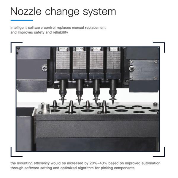 Table Top CHM-650 High Precision 4 Heads SMT PCB Component Mounting Machine