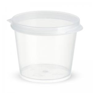 Buy cheap 50ml Round Clear Mini Sauce Cup PP Plastic Sauce Cup With Lid product