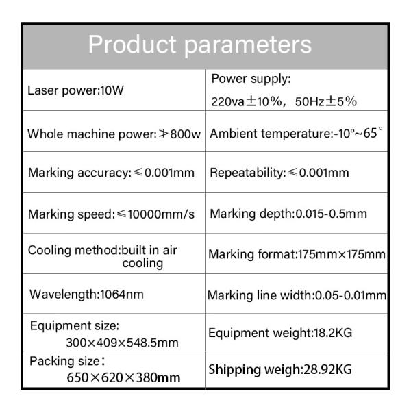 Desktop Portable CNC Laser Engraving Machine High Precision Marking Machine ≤0.001mm Working Accuracy