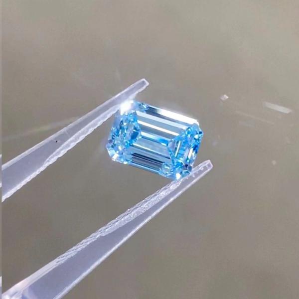 lab created colored diamonds Blue Diamonds and jewelry Prime Source Emerald Brilliant Cut Diamond