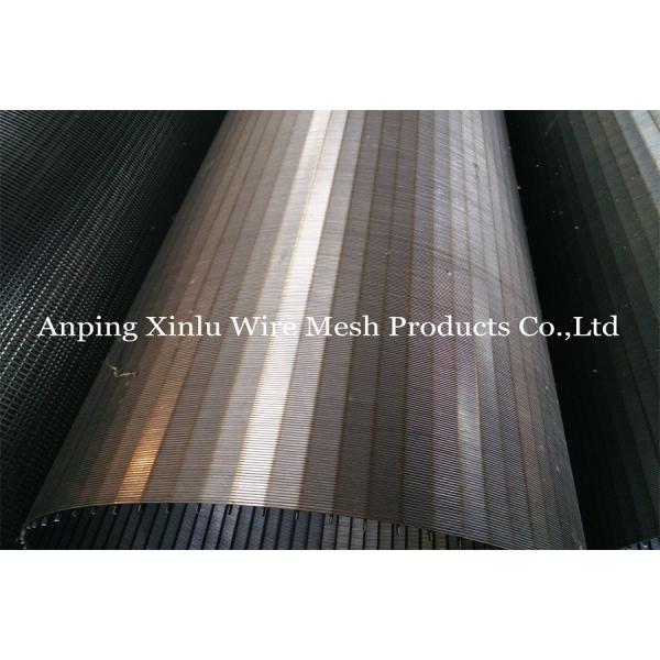 16 " Stainless Steel Profile Wedge Wire Mesh Pipe Rust Resistant