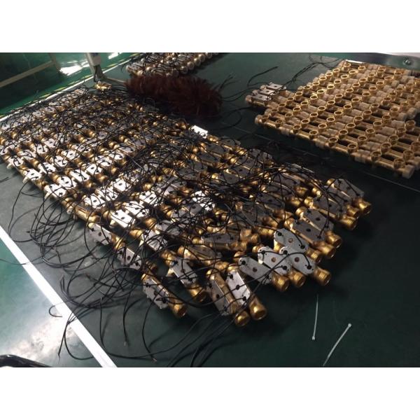 1/2" 3/4" 1" 1 1/4" Motorized Brass Water Valve , Electronic 3 Way Brass Ball Control Valve