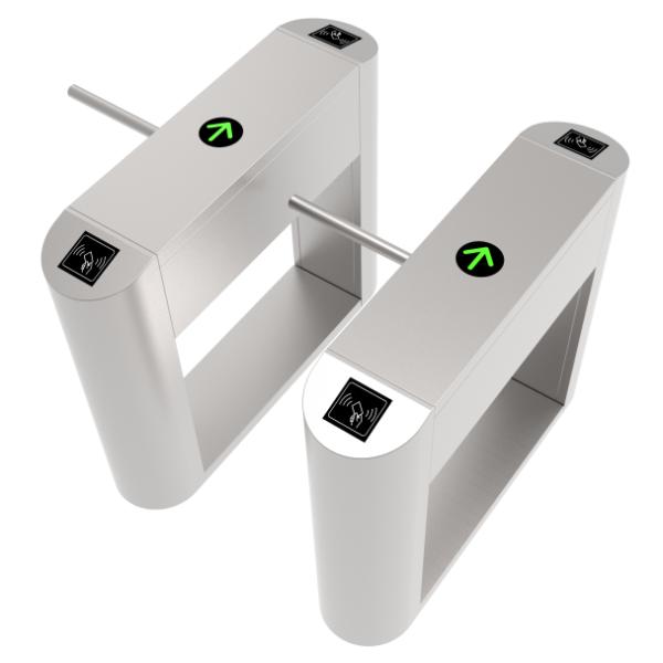 Semi Automatic Tripod Turnstile Gate With IC Card And Facial Recognition Qr Code Option 1