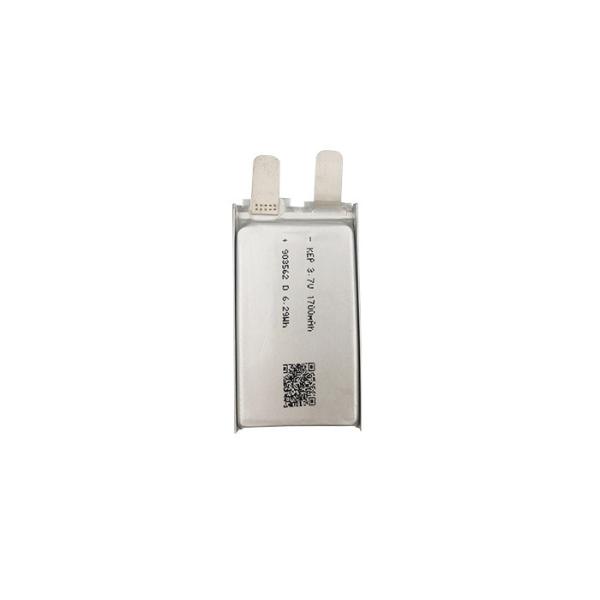 6.29Wh 1700mAh 3.7V Lithium Ion Polymer Battery