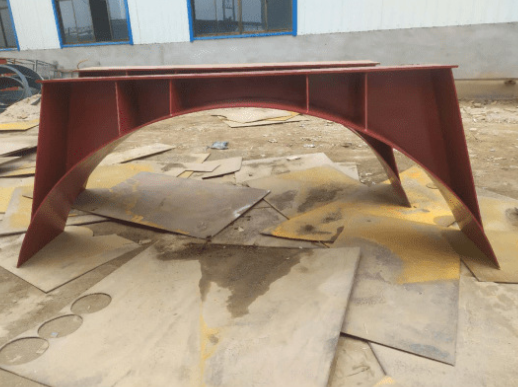 3350N F Shaped Dust Embedding Pipe Saddle Support Dn4000mm