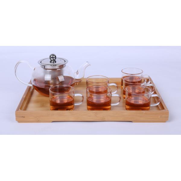 Professional Loose Tea Gift Sets Borosilicate Glass Tea Infuser Teapot 500ML Kattle