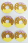 Buy cheap Doughnut Round Fuzzy Animal Stickers , Non Woven Custom Glitter Stickers product