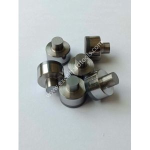 pdc cutter with step for marble and limestone quarry