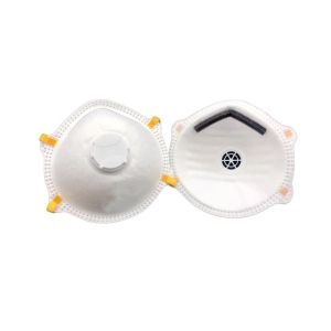 Buy cheap Adjustable Nosepiece Disposable Respirator Mask Easy Breathing With Valve product
