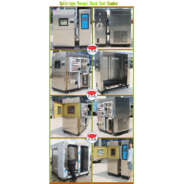 Programmable Thermal Shock Test Chamber Three Zone Rapid Temperature Cycling Environmental Test Chambers