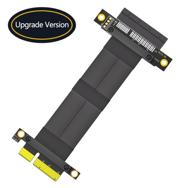 Flexible Data Transfer PCI E Riser Cable 4X PCI Express Extension Cable
