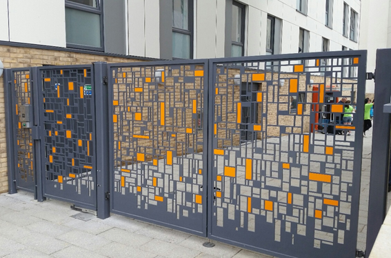 American Style Custom Laser Cut Metal Stainless Steel Wall Panels Partition