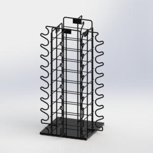 Buy cheap Sunglasses Eyewear Metal Counter Display Stands With Rotated Base product