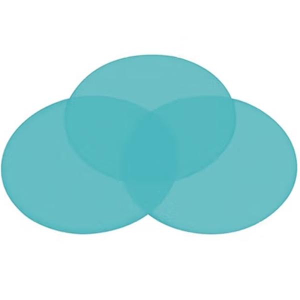 Dia 127mm Fiber Optic Polishing Plate Paper Film 9um