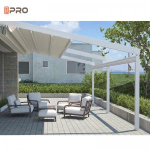 China Flexible Outdoor Patio Retractable Aluminum House Awnings Modern Motorized on sale