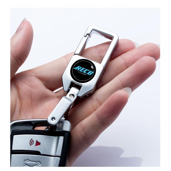 Eco SS304 Automotive Car Keychain Holder Belt Anodized Polished