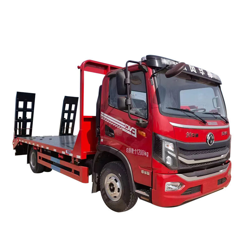 Buy cheap Diesel Engine Flatbed Tow Truck 8 Ton Flatbed Cargo Truck For Load Excavator product