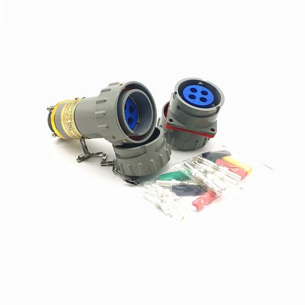 RTS ATEX Three Phase Four Wire Explosion Proof Plug Socket BJ-15YT/GZ-4 Non-sparking Connector