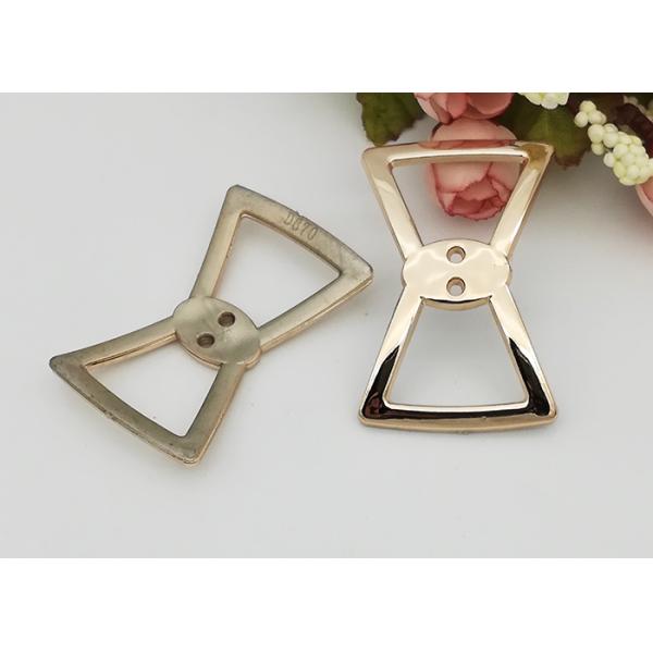 Beautiful Bow Knot Summer Buckles For Shoes Non Slip Plastic Bow D670