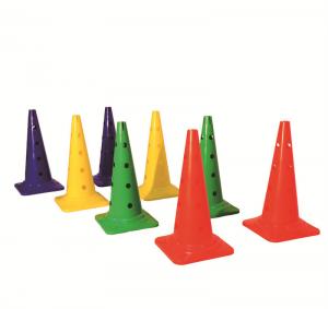 China Customized Size PP Football Practice Drills Indoor Outdoor Soccer Cones for Field Marker on sale