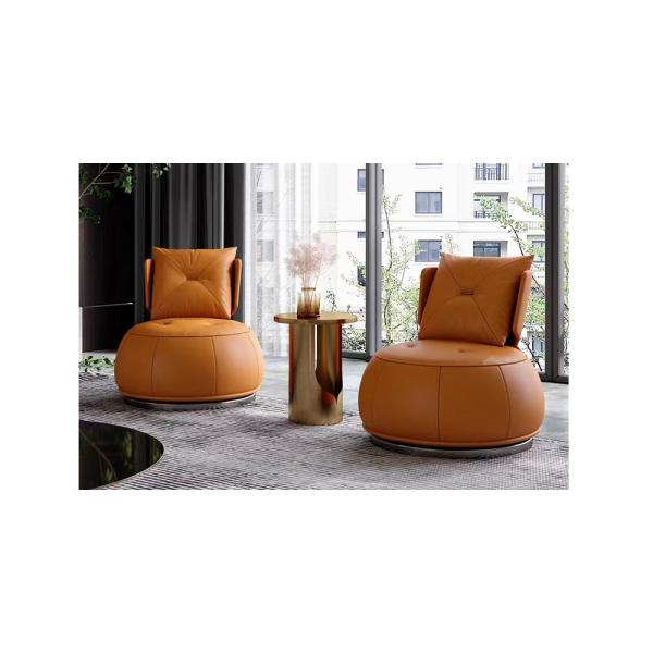 Minimalist Nordic Style Side Table , Brushed Nordic Round Coffee Table