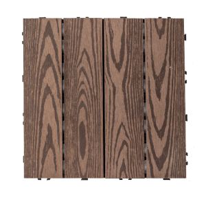 Residential Outdoor Wood Deck Tiles Multi Functional lightweight