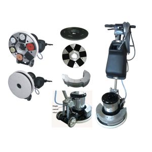Portable Terrazzo Floor Polishing Burnishing Machine With Steel Gearbox