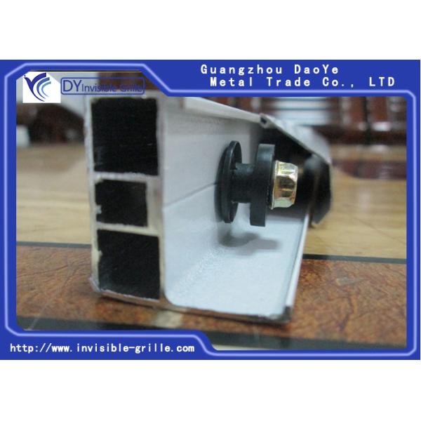 Milk White Aluminium Rail Track Fixing The Bedroom Invisible Grilles