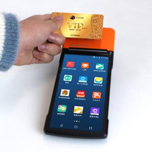 Buy cheap Capacitive Screen Wifi Handheld Pos Terminal With Printer product