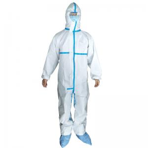 Buy cheap Hospital Staff Disposable Protective Gowns Coverall Suit For Virus Protection product