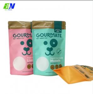 Buy cheap PLA Biodegradable Stand Up Pouch Dog Food Bags Plastic Pouch With Zipper product