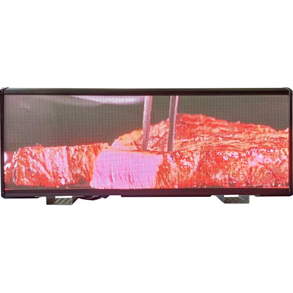 5mm Pixed Pitch Taxi LED Display IP56 Car Roof Advertising Signs Built In GPS Module