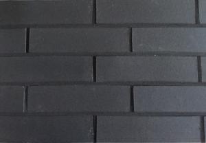 Buy cheap Black Decorative Vintage Brick Veneer , Smooth Exterior Brick Panels product