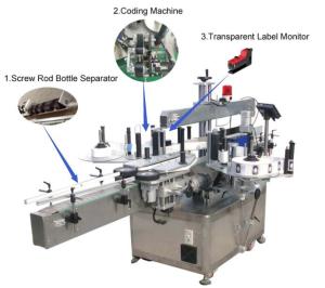 Buy cheap Small Bottle Automatic Sticker Labeling Machine PLC Control CE Certificated product