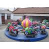 Buy cheap Motor Shape Children's Amusement Park Rides , Kids Carnival Car Carousel Ride from wholesalers