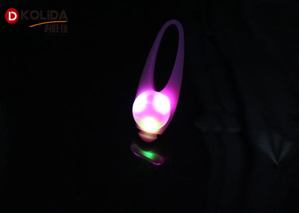 Quality Silicon Safety Flashing Dog LED Light Blinking Light For Dog Collar 3.2x8cm for sale