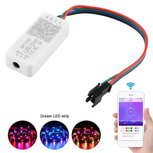 DC 12V Sp110e LED Controller Mini SPI With Phone Bluetooth App Control